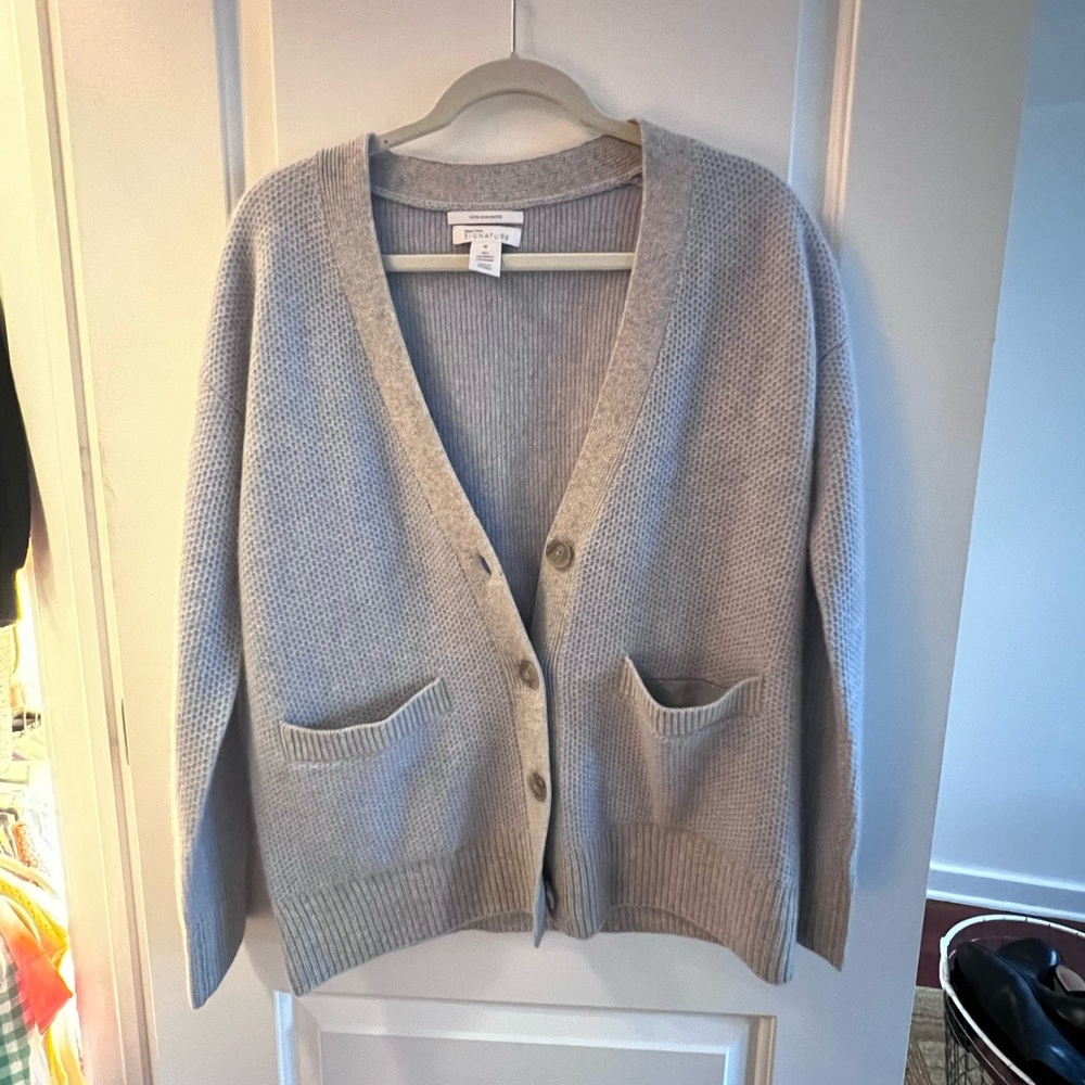 Cashmere cardigan from Nordstrom